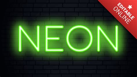 Green Neon Text Effect Font Generator