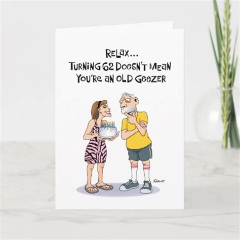 Funny 62nd Birthday Cards | Zazzle CA