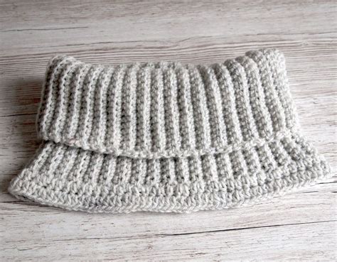 Ribbed Crochet Neck Warmer Tutorial Artofit