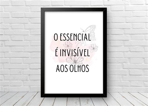 Quadro O Essencial é Invisível aos Olhos Elo7