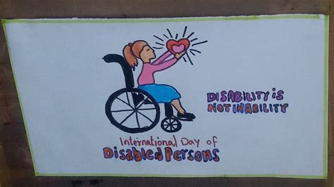 International Day Of Disabled Drawing World Disabled Day Drawing