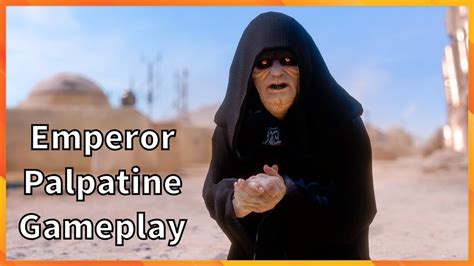 Emperor Palpatine Gameplay Star Wars Battlefront 2 YouTube