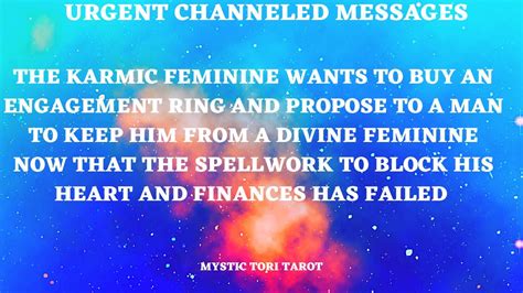 URGENT KARMIC FEMININE IS WILLING TO PROPOSE TO A MASCULINE TO BLOCK