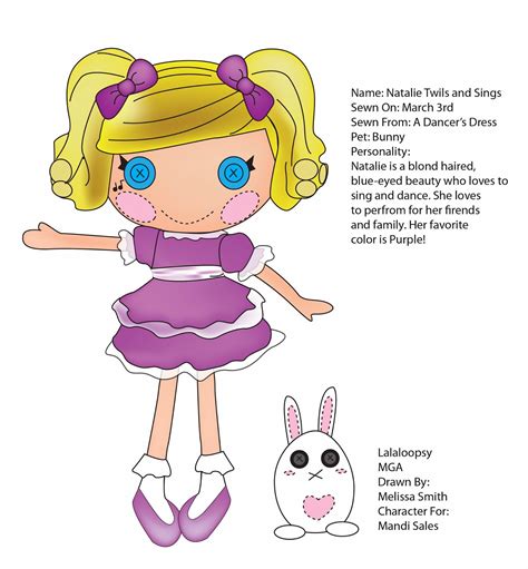 Miss Missy Paper Dolls Lalaloopsy Request