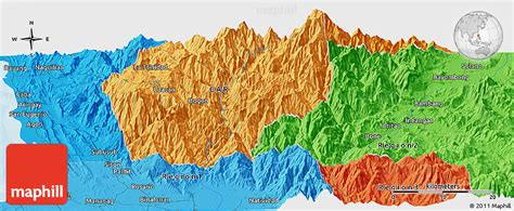 Political Panoramic Map of Tubao