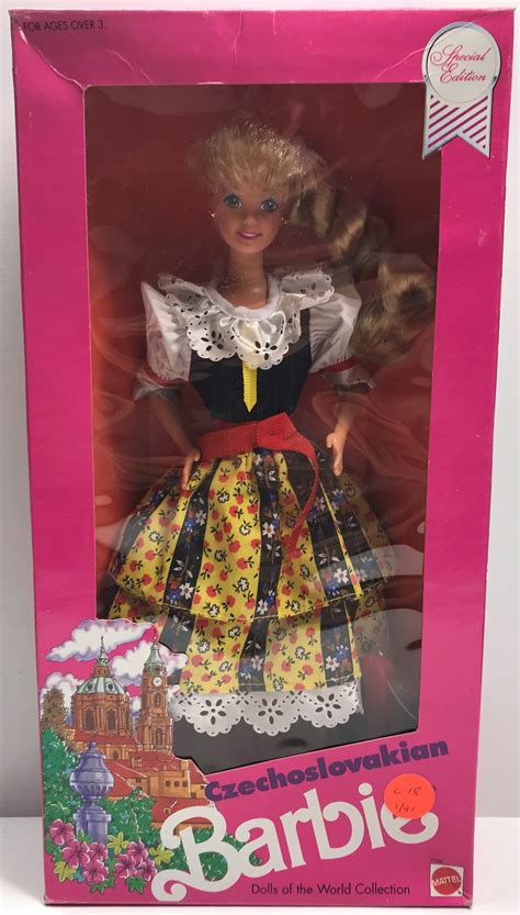 TAS039180 1990 Mattel Czechoslovakian Barbie Dolls Of The World