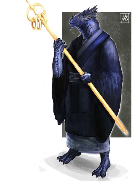 Dragonborn Monk Recent Commission Dungeons And Dragons Characters