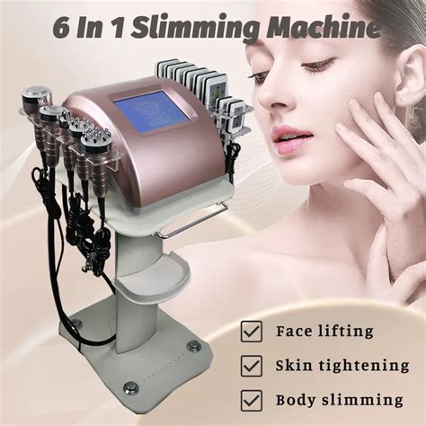 6 Em 1 Cavitação Rf Lipo Laser Diodo Corpo Emagrecimento Máquina