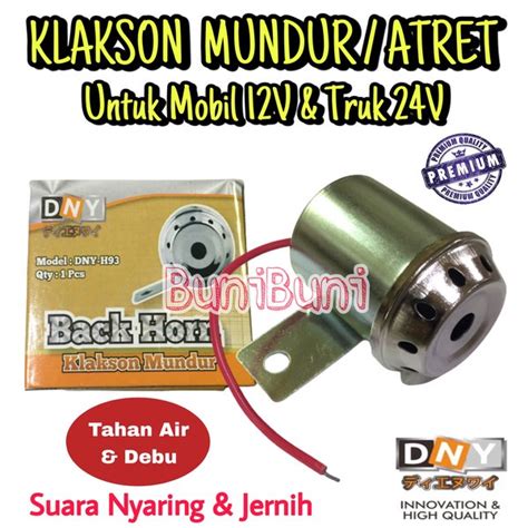 Jual Klakson Mundur Atret Back Horn Buzzer Alarm Mundur Mobil