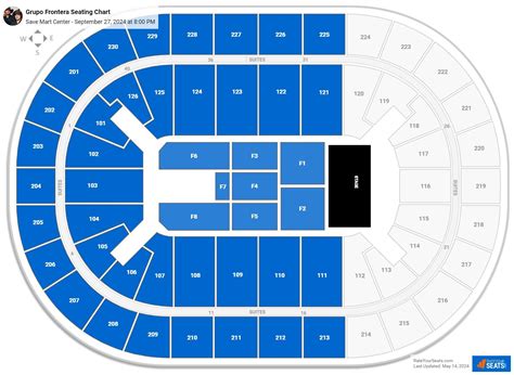 Save Mart Center Seating Chart