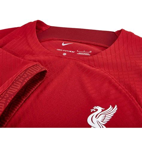 ナイキ メンズ ユニフォーム トップス Liverpool Nike 2022 23 Home Authentic Custom Jersey Red