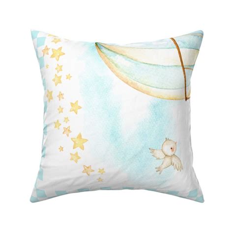 42x36 Panel Hot Air Balloon Baby Fabric Spoonflower