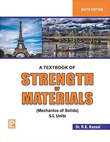 A Textbook Of Strength Of Materials Mechanics Of Solids Six