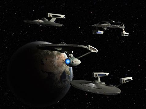 Tmp Fleet By Davemetlesits In Star Trek Art Star Trek Starships