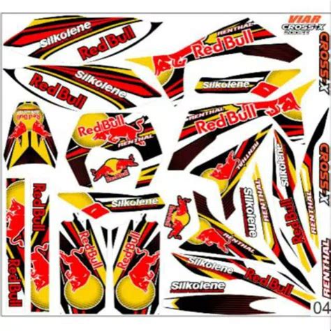 Jual Sticker Striping Stiker Decal Viar Cross X Se X Shopee