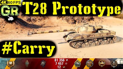 World Of Tanks T28 Prototype Replay 8 Kills 7 1k Dmg Patch 1 4 0