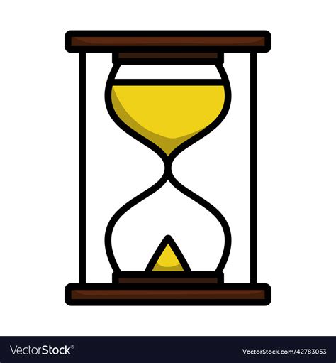 Hourglass Icon Royalty Free Vector Image Vectorstock