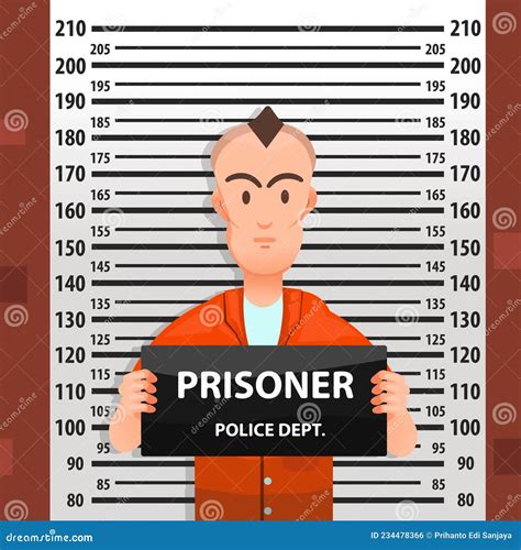 Criminal Mugshot Line. Police Lineup Or Mugshot Cartoon Vector | CartoonDealer.com #126565113