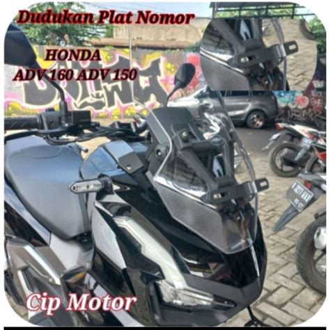 Jual Breket Plat No Nomor Depan Honda ADV 160 Adv 150 Shopee Indonesia