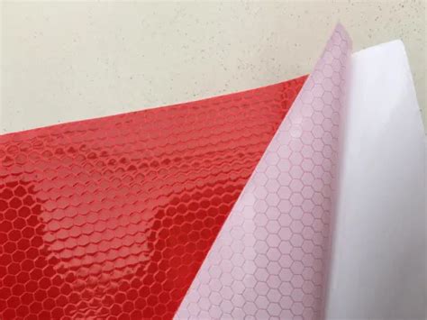 Eco Solvent Printable Honeycomb Retro Reflective Sticker Film For Road