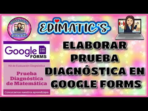 Prueba Diagnostica En Google Forms Prueba Diagnostica Kit De