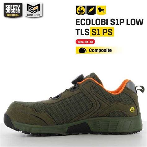 รบประกน 3 เดอน Safety Jogger รน ECOLOBI S1P LOW TLS รองเทาเซฟต