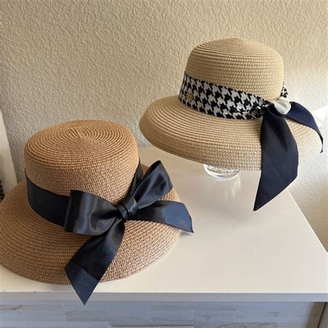 Rome Elegant Bell Shaped Hat Wide Brim Lampshade Hat Retro Straw Hat