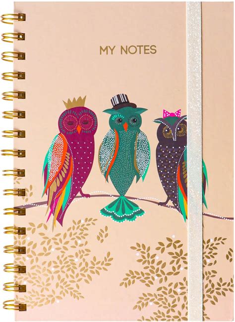 Paper Notebook Wirebound Writing Notebooks 160 Sheets With Dividers