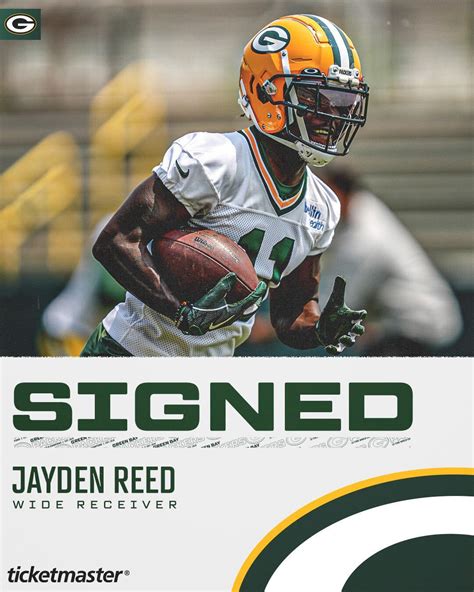 Green Bay Packers On Twitter Packers Sign Second Round Wr Jayden Reed 📰