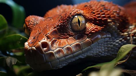 Premium AI Image | Closeup photo of a Boa Constrictor looking in their ...