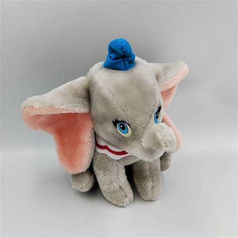 Ancienne peluche Dumbo l éléphant gris DISNEY