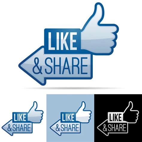 Like and Share Symbol Stock Vector Image by ©jhansen2 #24123179