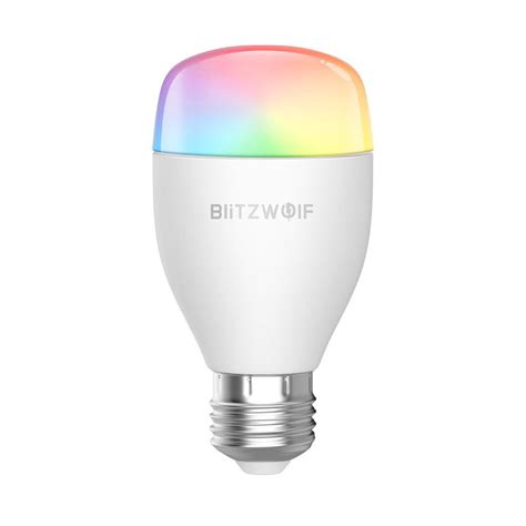 Bec LED Inteligent BlitzWolf BW LT27 RGB Wi FI Android IOS E27