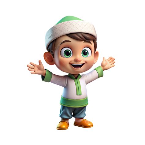 Islamic Cartoon Boy Character Islamic Cartoon Character Muslim Boy