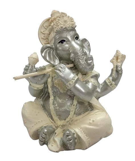 Buy Ethnic Karigari Polyresine Lord Ganesha Showpiece 7 Cm X 6 Cm X 4