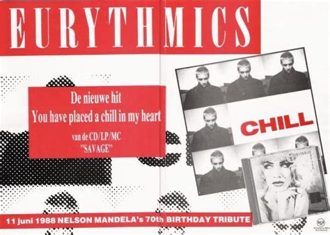 Advert Of The Week Eurythmics You Have Placed A Chill In My Heart