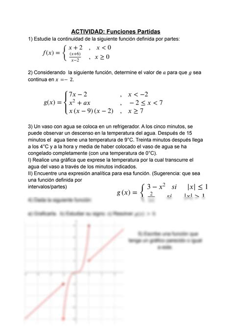 SOLUTION Problemas Con Funciones Definidas Por Partes Studypool