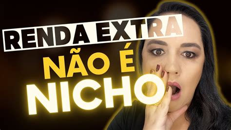 Renda Extra Não é Nicho YouTube