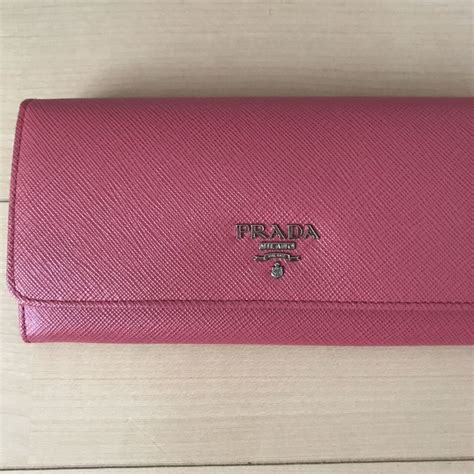 プラダ Prada 長財布 レディース ピンク パスケース付 Geranio 海外お取寄せ商 Blogknakjp