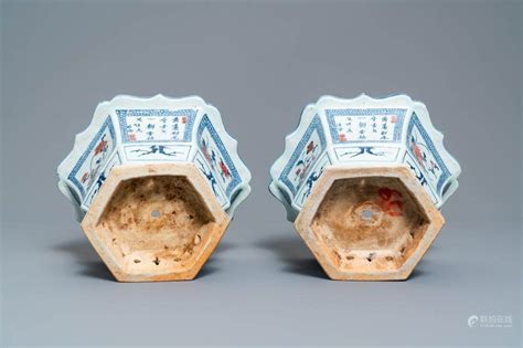 Bidlive A Pair Of Chinese Blue White And Underglaze Red Jardini Res