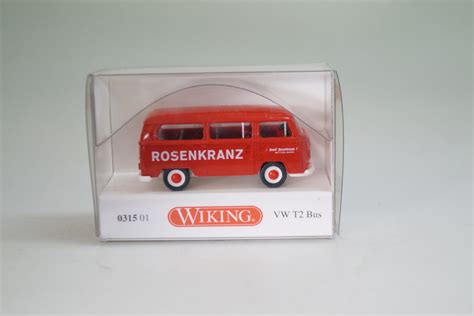 1 87 Wiking 0315 01 VW T2 Rosenkranz Neu Gearontologist