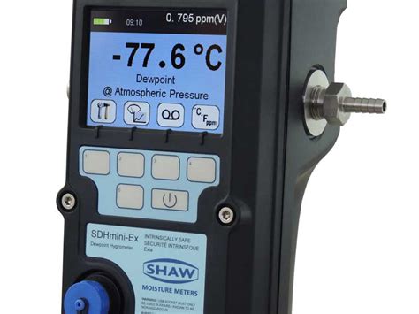 Hand Held Portable Dewpoint Meter Shaw Sdhmini Ex