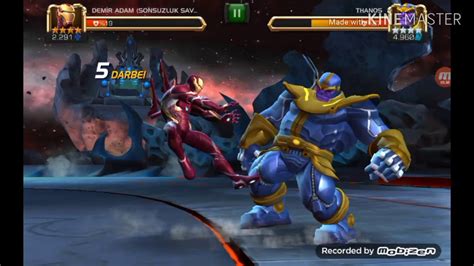 Thanos Savaşı Marvel Contest Of Champions Sesli Video Youtube