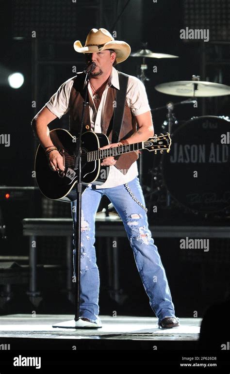 Nashville Tn November 1 Jason Aldean Performs On The 46th Annual