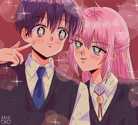 Yuu Izumi And Shikimori As 90s Anime Style Anime De Los 90 Dibujos