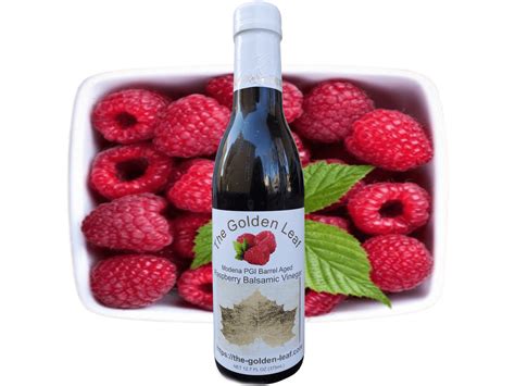 Raspberry Balsamic Vinegar Glaze Fl Oz The Golden Leaf Gourmet