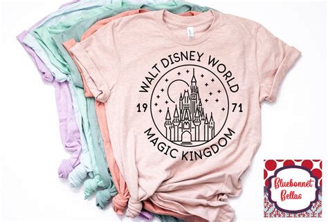 Magic Kingdom Walt Disney World Shirt Disney Shirts Disney Etsy