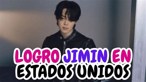 Jimin de BTS rompe todos los récords con Like Crazy YouTube