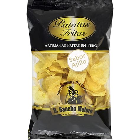 Patatas Fritas Artesanas Sabor Ajillo Bolsa 160 G · Don Sancho Melero · Supermercado El Corte