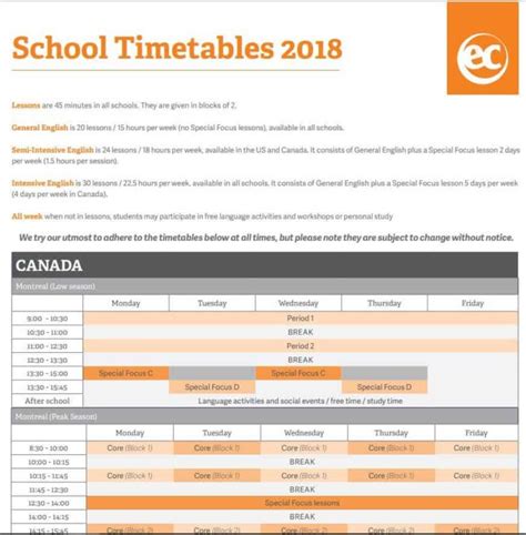 25 FREE School Timetable Templates [WORD, EXCEL, PDF]